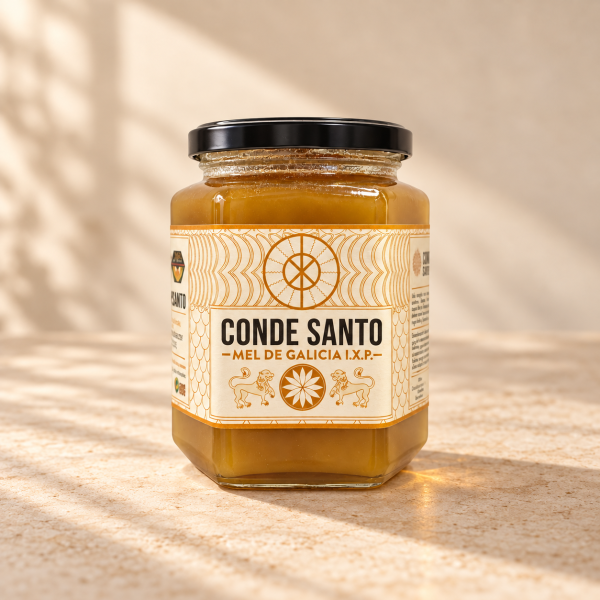 Miel Cruda Multifloral de la Mariña 500gr – Artesanal de Galicia Natural