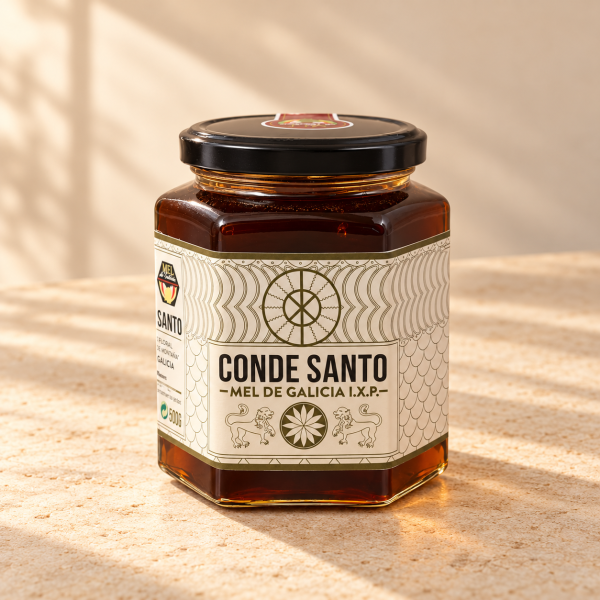 Miel Cruda Multifloral de Montaña 500g – Artesanal de Galicia Sin Filtrar